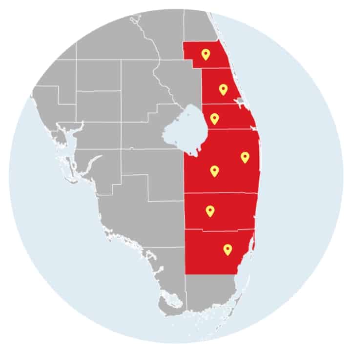 Florida-counties-map-with-service-area-highlighted